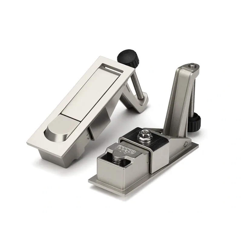 Serrure d'armoire à rebond à bouton réglable