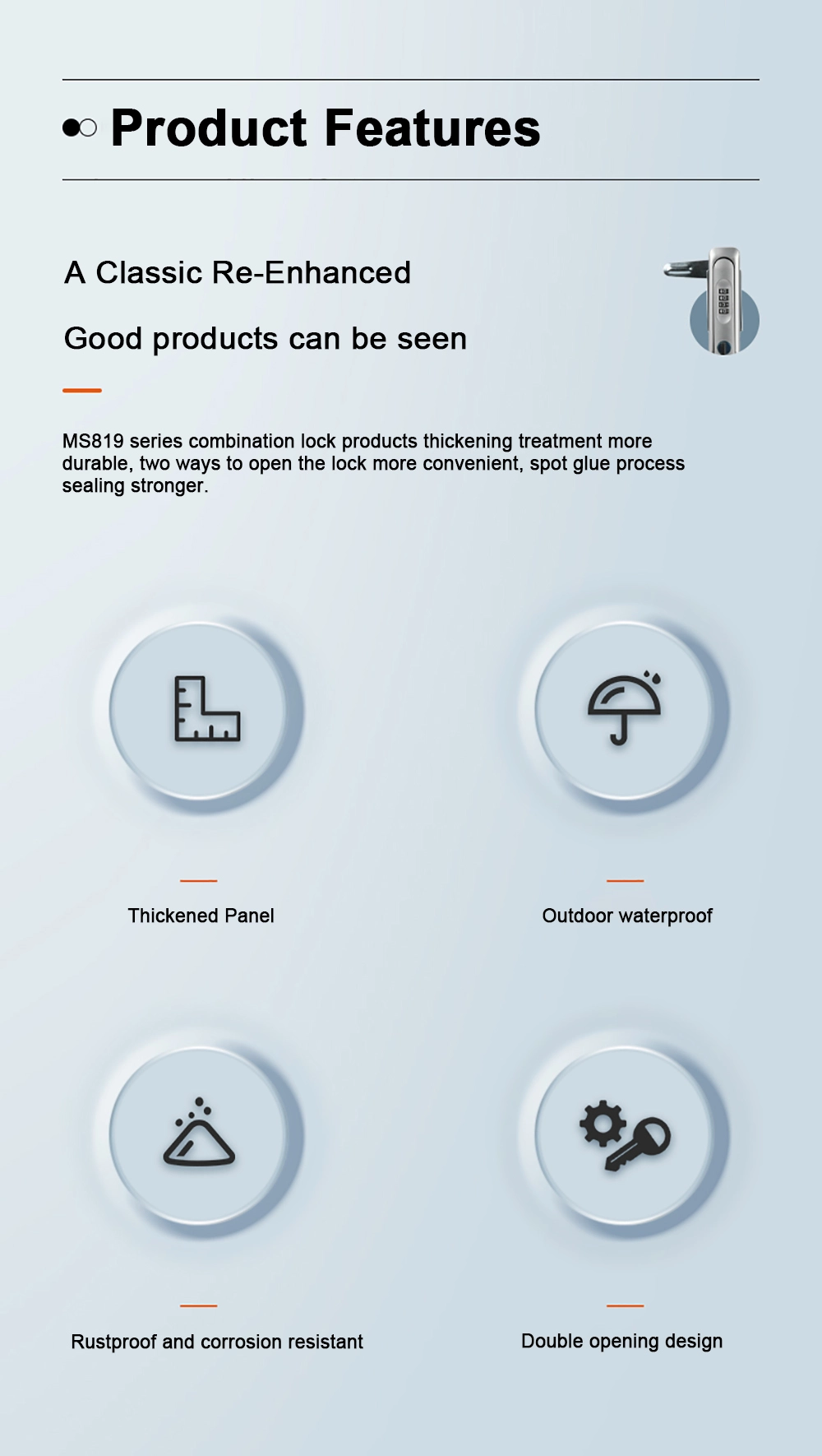 Distribution Cabinet Door Lock