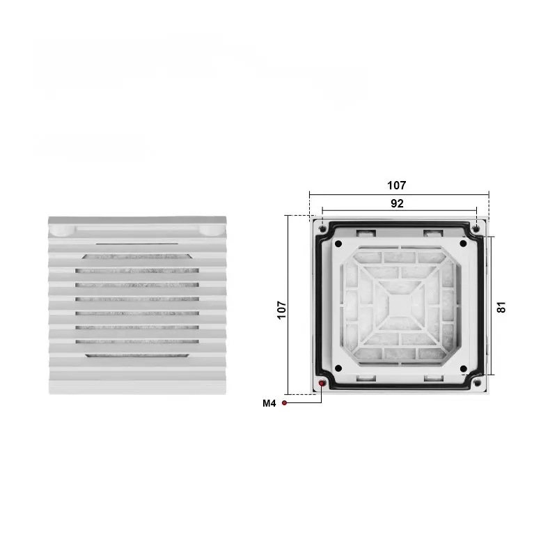 Séparation des filets anti-poussière Séparation des filets anti-poussière